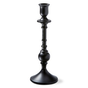 tagltd Westport Black Cast Aluminum Taper Candle Holder Medium 3.5L x 3.5W x 10.0H inches - 1 of 2