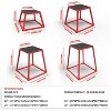 Plyometric Jump Box Set–12/18/24/30Inch Steel Plyo Boxes for Home Gym,Anti-Slip Fitness Platform for Box Jumps,Step-Ups & Explosive Strength Training - 3 of 4