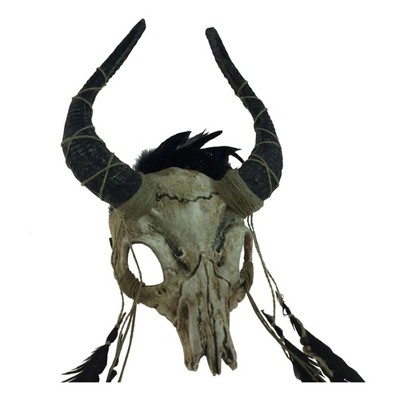 Ram Skull Horns Steampunk Costume Hat Headpiece Top Hat