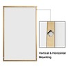Lirago 52" Modern Gold Framed Bathroom Mirror Sleek Rectangle Vanity Mirror with Easy Installation for Bathroom Bedroom or Entryway - 3 of 4