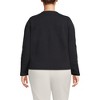 Lands' End Women's Fine Gauge Cotton Milano Blazer Sweater - 2 of 3