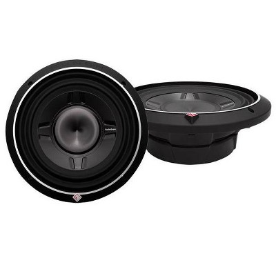 2) ROCKFORD FOSGATE P3SD2-10 10" 1200 Watt Car Audio Shallow Subwoofer P3SD210