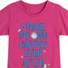 Girls' - Disney - Cinderella Make My Happily Ever After Fitted Short Sleeve Graphic T-Shirt - 2 of 4