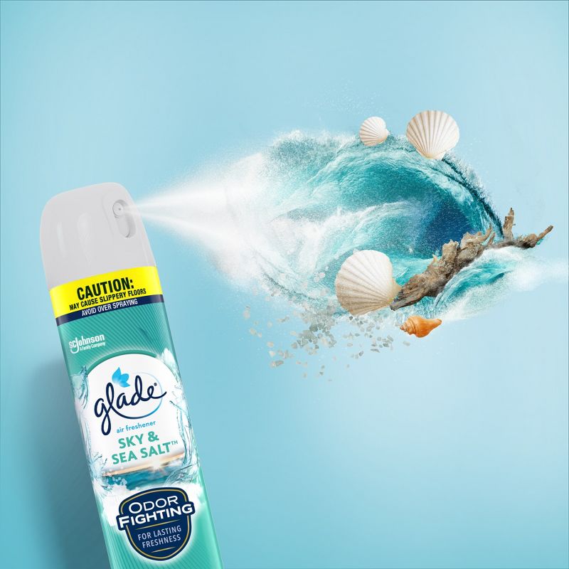 Glade Aerosol Room Spray Air Freshener - Sky &#38; Sea Salt - 8.3oz, 3 of 15