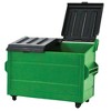 Set of 3 Dumpsters & 4 Trash Cans for WWE & AEW Wrestling Action Figures - 2 of 4