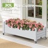 Lirago,17.72"D*43.31"W*17.56"H,Self-Watering Raised Garden Bed - Large Capacity Planter with Built-in Water Reservoir - 4 of 4