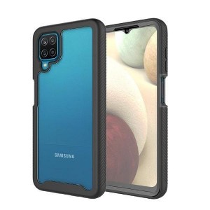 SAHARA - SaharaCase - Grip Case for Samsung Galaxy A12 (2021) - Black - 1 of 4