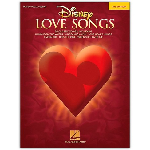 Hal Leonard Disney Love Songs 3rd Edition Pianovocalguitar Songbook - 