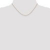 Black Bow Jewelry 0.8mm 14k Yellow Gold Solid Baby Wheat Chain Necklace - 2 of 4