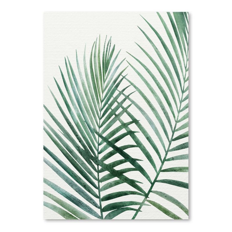 Americanflat Botanical Emerald Palms By Modern Tropical Poster, 1 of 7
