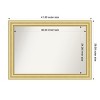 Amanti Art Sophia Non-Beveled Framed Bathroom Vanity Wall Mirror - 3 of 4