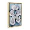 Stupell Industries Five Oyster Shells Floating Frame Canvas Art - 2 of 4