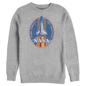 Men's NASA Retro Rocket Emblem Sweatshirt - 1 of 3
