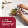 Manual Opener with Locking Mechanism - Easy-to-Turn - Magnetic Can Opener - 2 of 4