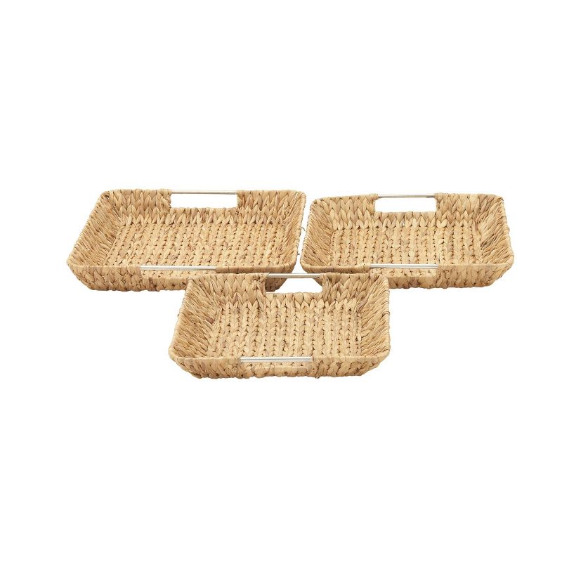 Set of 3 Contemporary Seagrass Basket Trays - Olivia &#38; May, 1 of 6