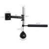 VisioGear Punching Bags Lightweight Fast-Reflexes Speed Bag Boxing Punching Bag Wall Mount Height Adjustable, Black, 31.00"*28.30"*7.80" - 2 of 4