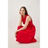 WEST K Womens Chiara Sleeveless Smocked Midi Dress - 2 of 4