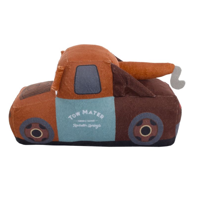 Disney Cars Mater Brown 3D Plush Decorative Toddler Pillow with Embroidery, 2 of 6