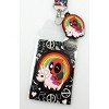 Marvel Deadpool Lanyard with Unicorn Rainbow Charm and Detachable ID Holder - 2 of 3