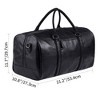 Generic  Travel Duffel Bag, Waterproof Leather Weekend bag Gym Sports Overnight Large Carry On Hand Bag - 4 of 4