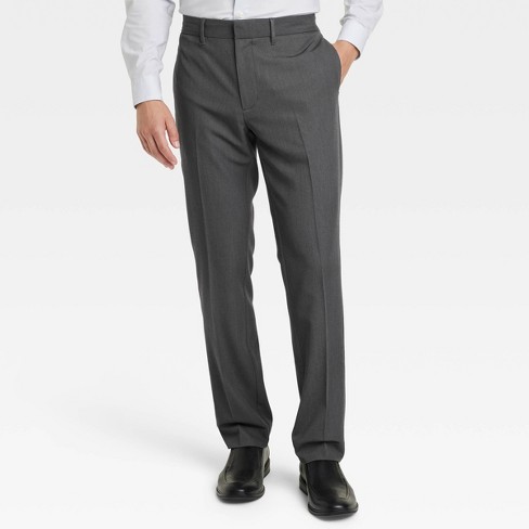 Men's Slim Fit Dress Pants - Goodfellow & Co™ Gray 33x30 : Target