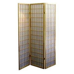 NicBex 3-panel Display Room Divider Portable Wooden Folding Privacy Screen Freestanding Wall Partition for Home & Office - 1 of 4
