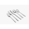 Cambridge Silversmiths 20pc Henrietta Hammered Mirror Flatware Set: Stainless Steel Silverware Service for 4, Modern Style - image 2 of 3