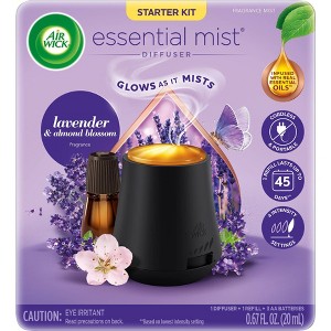 Air Wick Essential Mist Lavender & Almond Blossom Air Freshener - 0.67oz - 1 of 4