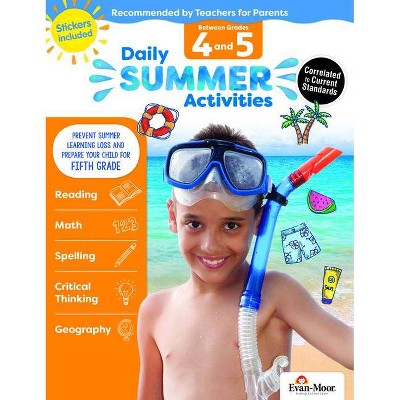 Daily Summer Activities - by  Evan-Moor Educational Publishers (Paperback)