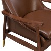 PAGED Mid-Century Modern Accent Chair with Plush Cushions Living Room Chairs with Angled Arm Design, Accent Chairs for Living Room - 3 of 4