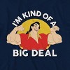 Seven Times Six Disney Beauty and The Beast Men's Gaston I'm Kind Of A Big Deal T-Shirt Blue - 3 of 4