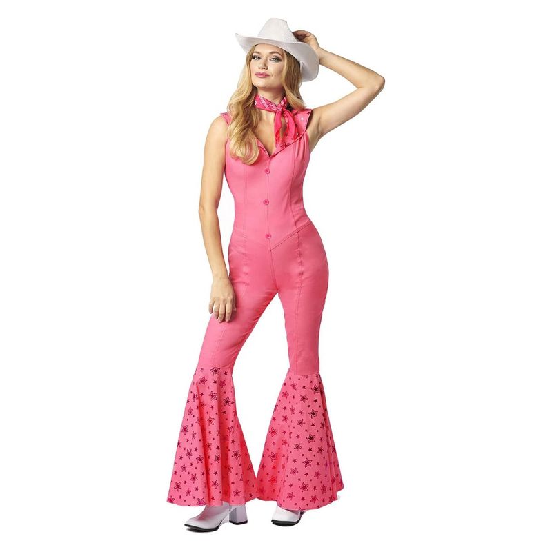 Barbie-Inspired Classic Doll Western Dress Adult Costume, 1 of 2
