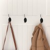 FURNIinspire Hall Trees Standing Clothes Rack Coat Rack Entryway Bench With Shoe Storage, 5 Hooks, Entryway Organizer, White, 13.4"*37.8"*70.9" - 4 of 4