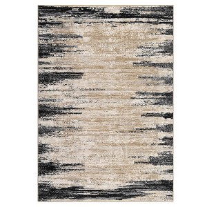 Modern Abstract Washable Living Room Bedroom Area Rugs, Soft Large Non Slip Floor Carpet for Home Office - 1 of 4