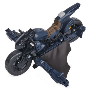 Batman Adventures, Batman Batcycle, Transforming 2-in-1 Batcycle & Batglider, Figure Compatible, Super Hero Kids Toy - 1 of 4