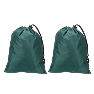 Unique Bargains Tear-Resistant Waterproof Cloth Laundry Bag with Drawstring for Traveling 2 Pcs - 1 of 4