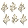 Melrose Glittered Leaf Spray (Set of 6) - image 2 of 3