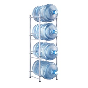VEVOR 4 Tiers Water Jug Holder, 5 Gallon Water Bottle Holder, Single Row Water Bottle Rack for 4 Bottles, Heavy Duty Water Jug Rack - 1 of 4