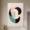 Art Remedy Cubist Style Jade Ring Contemporary Shapes Abstract Wall Art Framed - 2 of 4