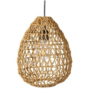 Mark & Day Montanna 72"H x 11"W x 11"D Modern Black Ceiling Lights - 1 of 3