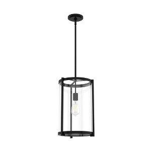 Hunter Fans 11.5" Astwood Ceiling Light Matte Black Finish - Modern Pendant for Indoor Spaces, Dimmable, 1 Bulb - 1 of 1