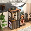 MOEPISY Record Player Stand, Turntable Stand with 4-Tier Vinyl Record Storage, Record Player Table Storage up to 200+ Albums - 4 of 4