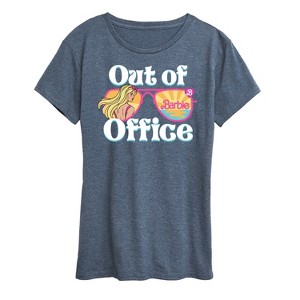 Women's - Barbie - Out of the Office Barbie Short Sleeve Graphic T-Shirt - 1 of 4