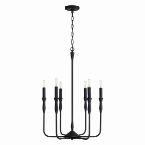 Capital Lighting Paloma 6 - Light Chandelier in  Textured Black - 1 of 4