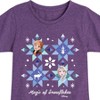 Girls' - Frozen 2 - Magic Of Snowflake Fitted Short Sleeve Graphic T-Shirt - 2 of 4