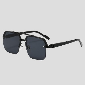 Anna-Kaci Women's Chic Trimmed Polarized Sunglasses UV400 Protection - 1 of 4