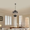 YIYIBYUS 8-Light Vintage Chandelier, Metal Industrial Black Pendant Lighting Fixture - 4 of 4
