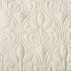 Gulches 3 Piece King Split Corner Pleated Quilted Bedspread,Cream - 4 of 4