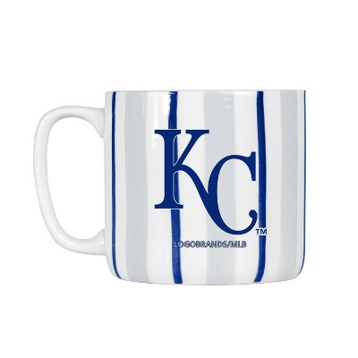 MLB Kansas City Royals Striped Coffee Mug - 16oz