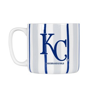MLB Kansas City Royals Striped Coffee Mug - 16oz - 1 of 1